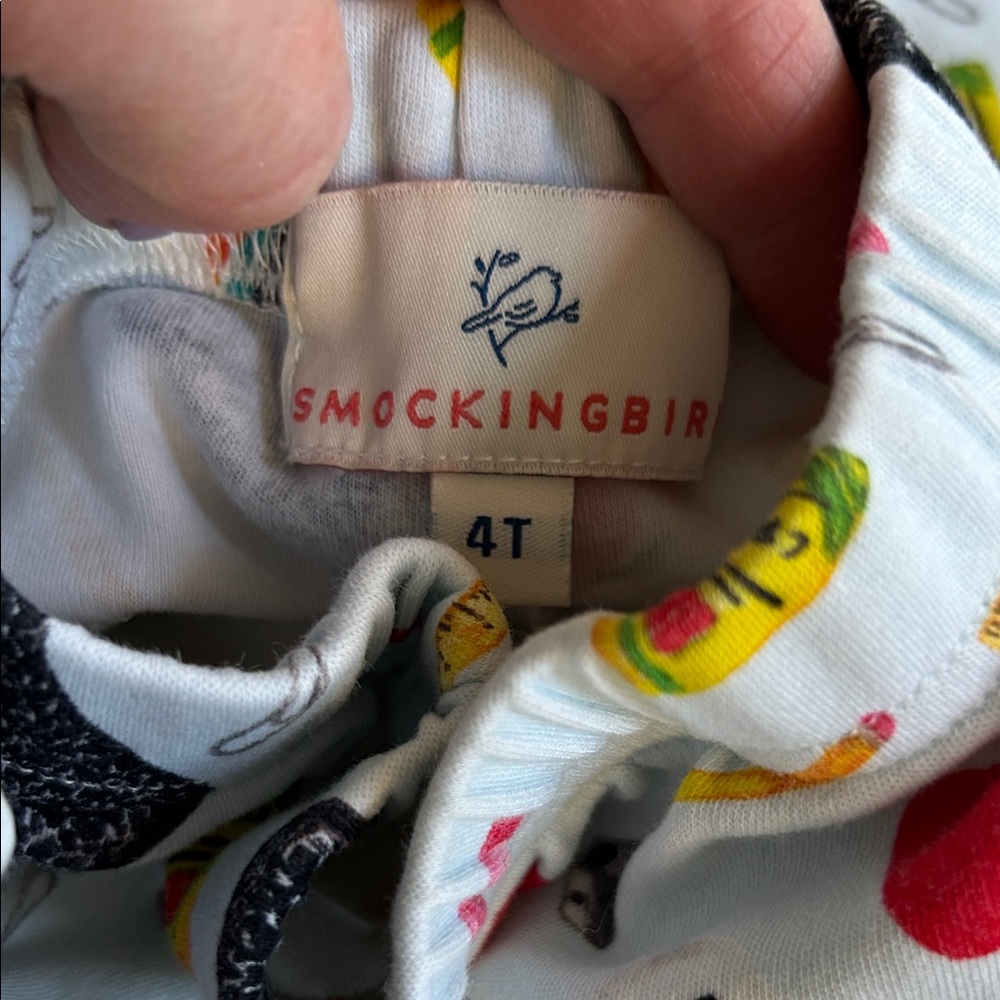 Colorful School Supplies Kids Pajama Set - Picture 2 of 5